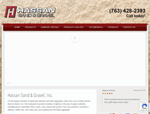 Tablet Screenshot of hassansand.com